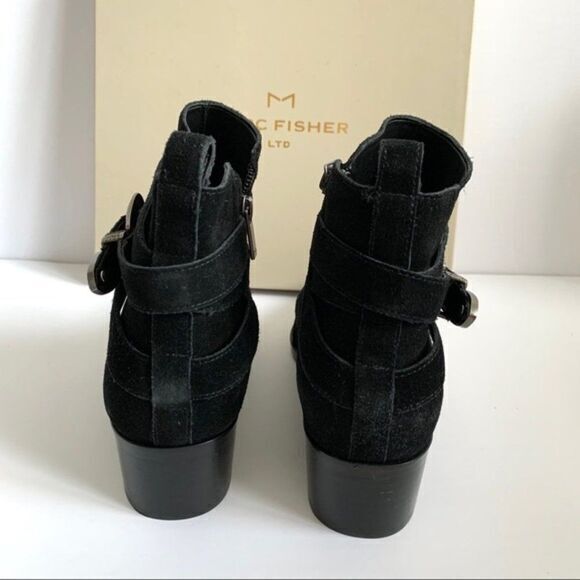 NEW with Box Marc Fisher YANDI WESTERN BUCKLE Ankle BOOT - Picture 7 of 11